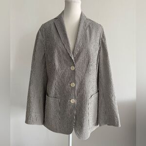 Akris Striped Gray Women's Blazer.